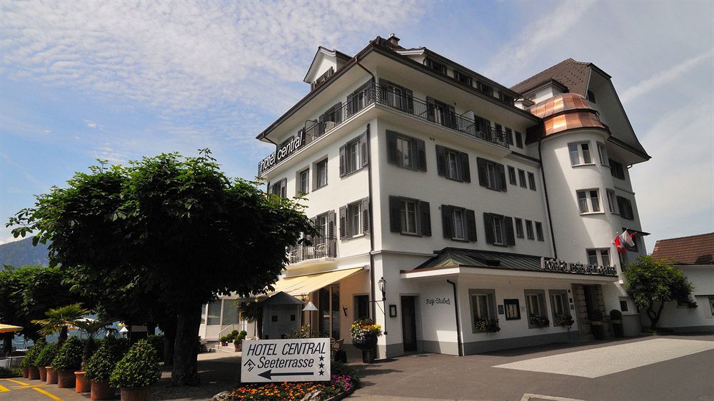 Hotel Central Am See Weggis Exterior foto